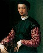 Francesco Salviati Bildnis eines jungen Mannes oil on canvas